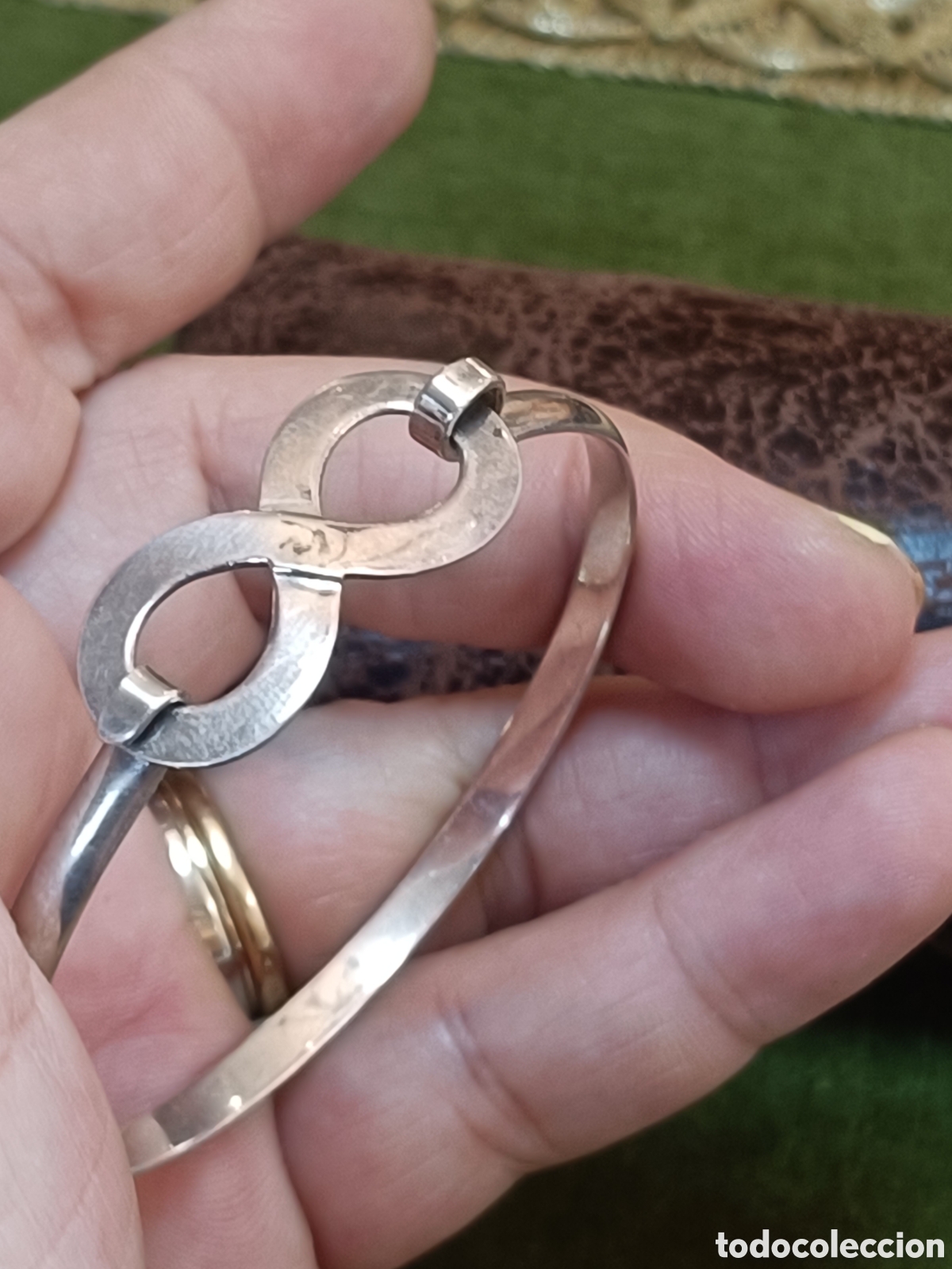 Joyeria: ANTIGUA PULSERA ELABORADA EN PLATA - Foto 12
