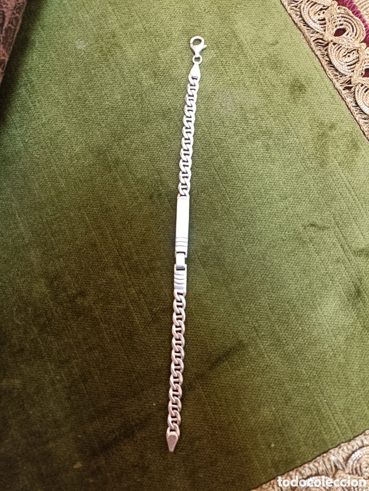 Joyeria: ANTIGUA PULSERA ELABORADA EN PLATA - Foto 2