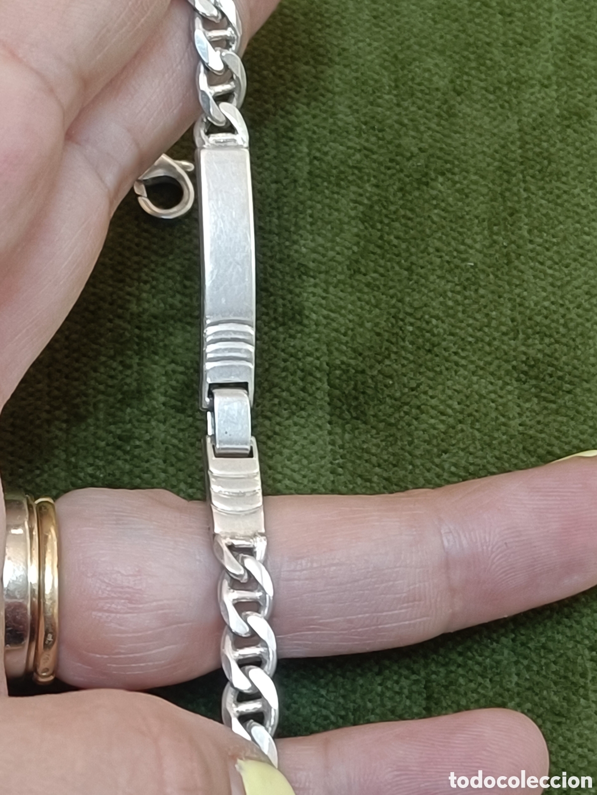 Joyeria: ANTIGUA PULSERA ELABORADA EN PLATA - Foto 8