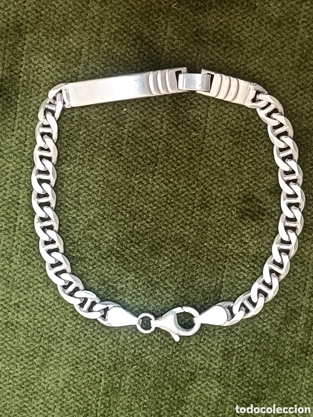Joyeria: ANTIGUA PULSERA ELABORADA EN PLATA - Foto 1