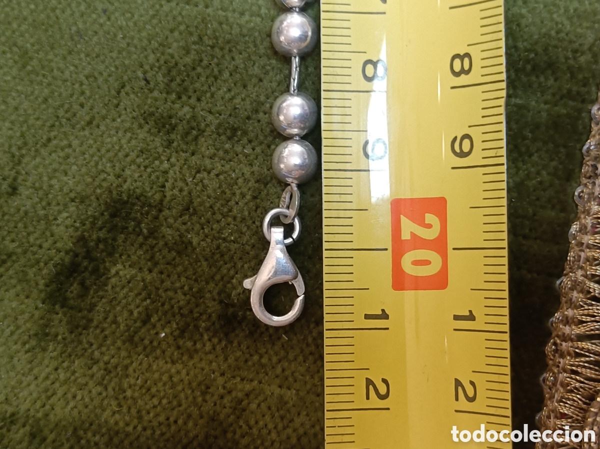 Joyeria: ANTIGUA PULSERA ELABORADA EN PLATA - Foto 7
