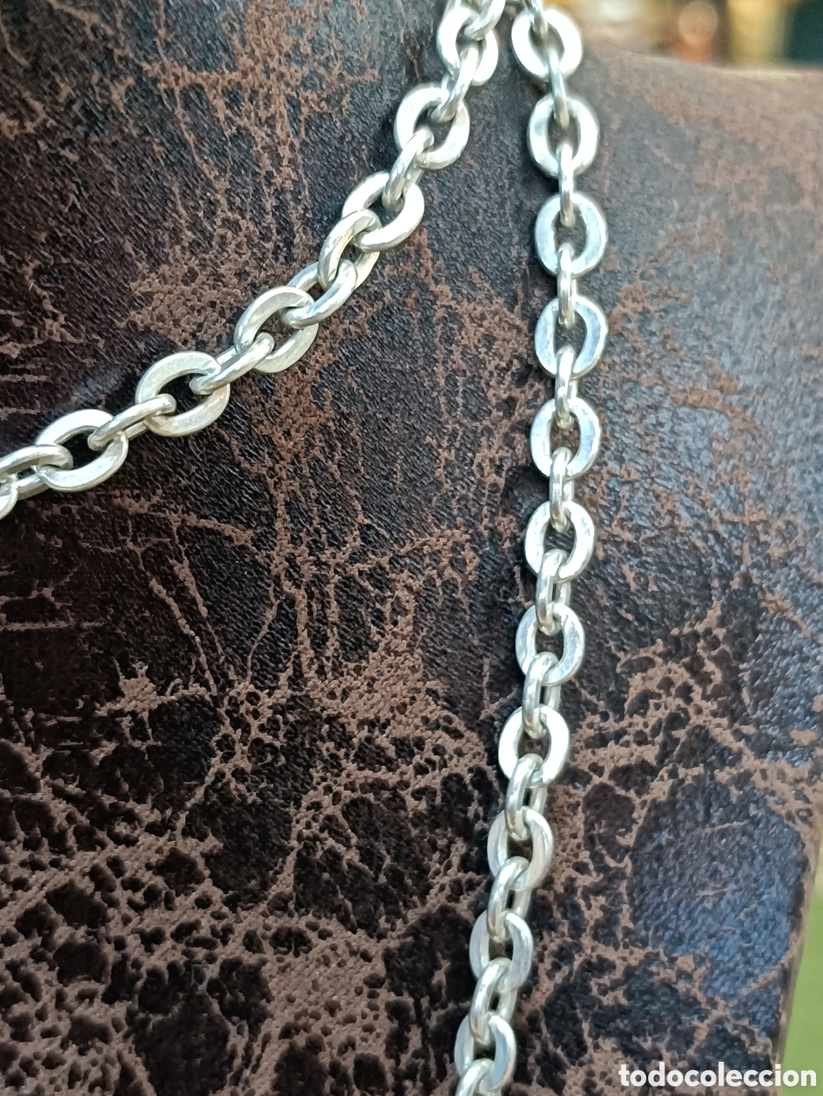 Joyeria: ELEGANTE CADENA, CORD&Oacute;N ELABORADO RN PLATA - Foto 3