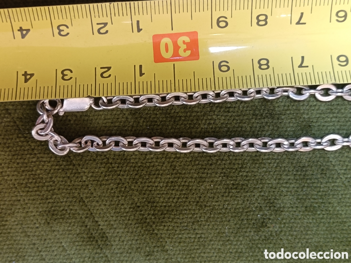 Joyeria: ELEGANTE CADENA, CORD&Oacute;N ELABORADO RN PLATA - Foto 5