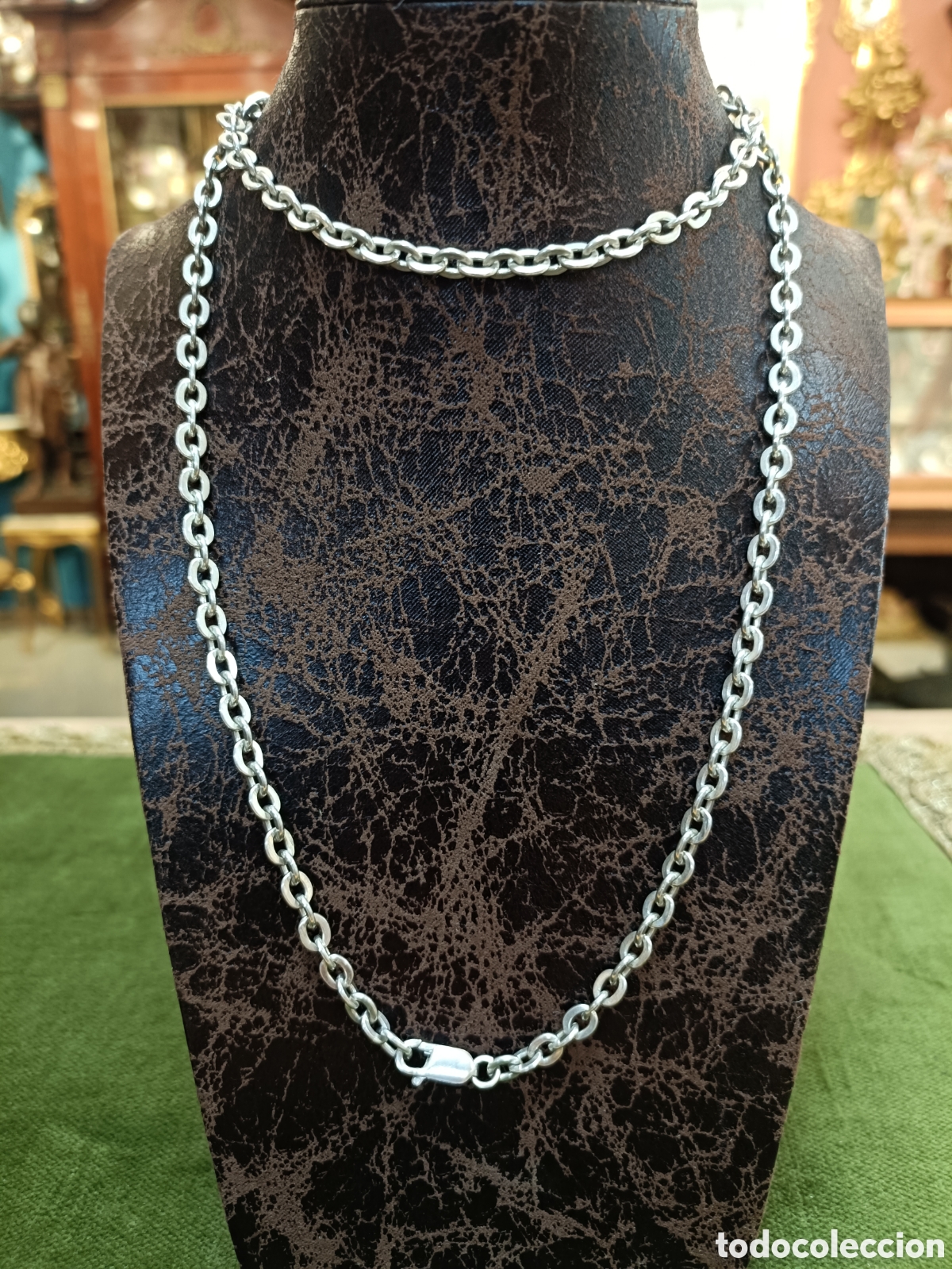 Joyeria: ELEGANTE CADENA, CORD&Oacute;N ELABORADO RN PLATA