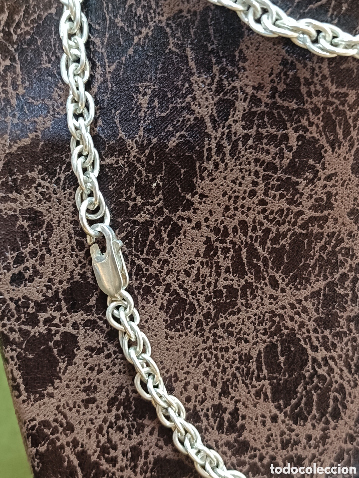 Joyeria: ELEGANTE CADENA, CORD&Oacute;N ELABORADO EN PLATA - Foto 2
