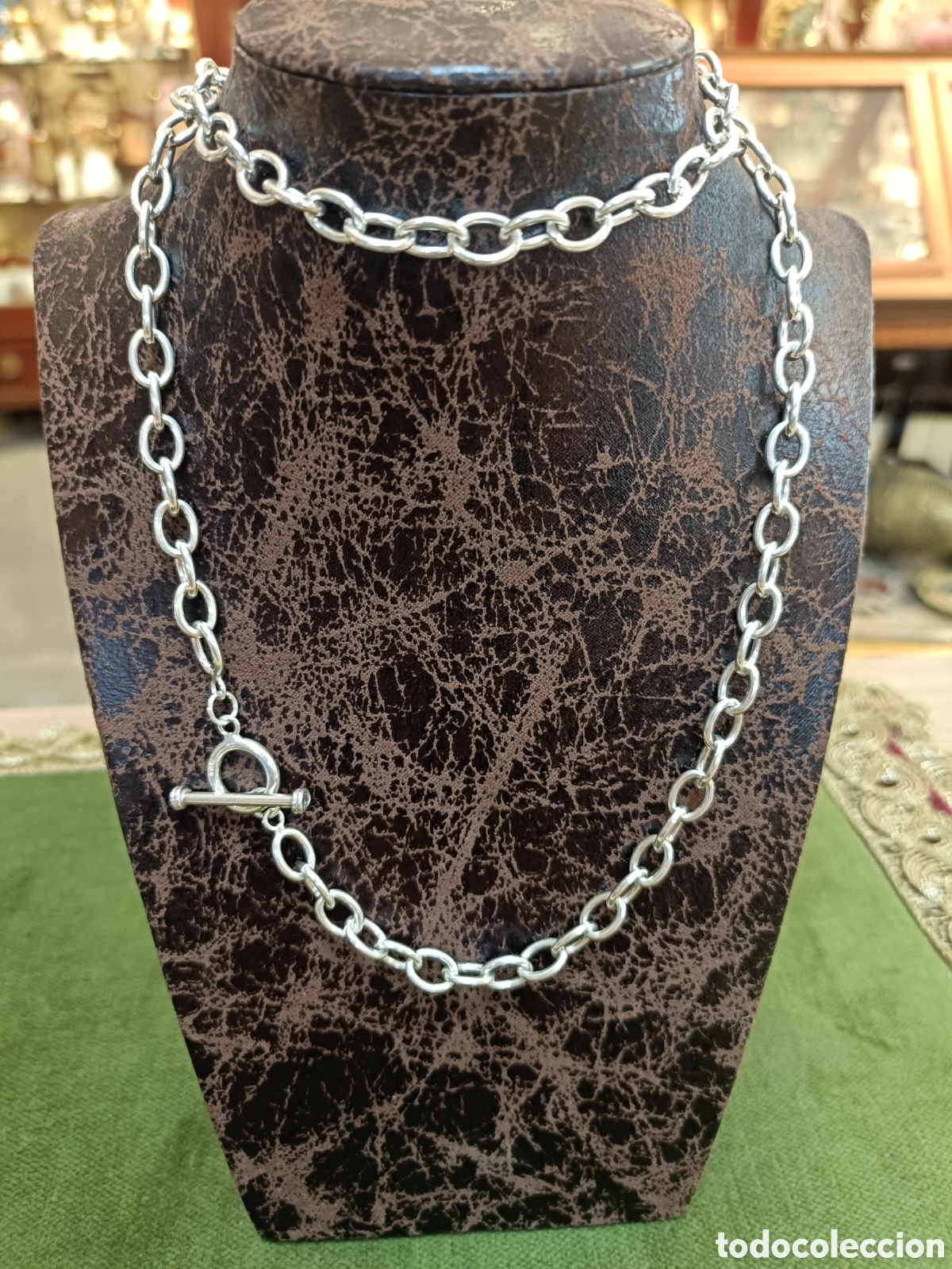 Joyeria: ELEGANTE CADENA, CORD&Oacute;N ELABORADO EN PLATA - Foto 2