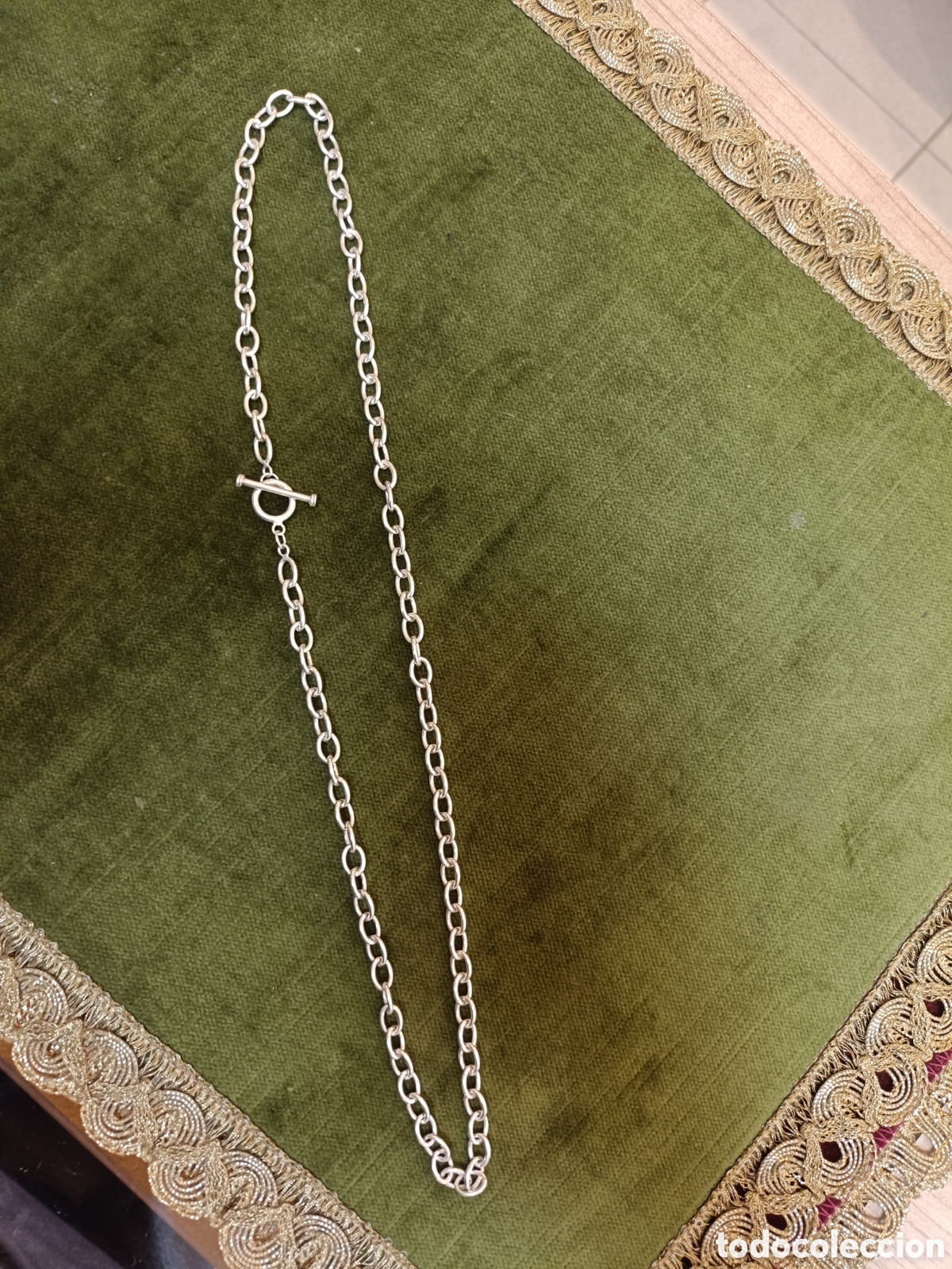 Joyeria: ELEGANTE CADENA, CORD&Oacute;N ELABORADO EN PLATA - Foto 4