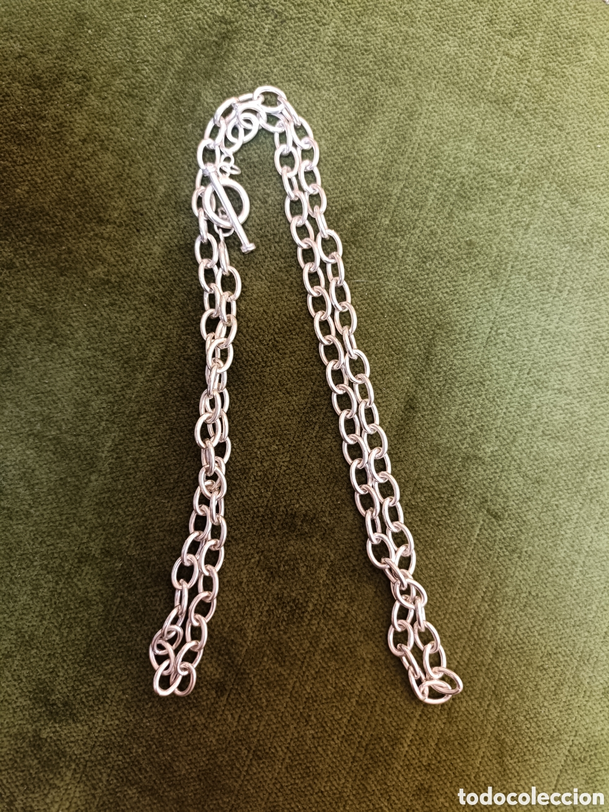 Joyeria: ELEGANTE CADENA, CORD&Oacute;N ELABORADO EN PLATA - Foto 5