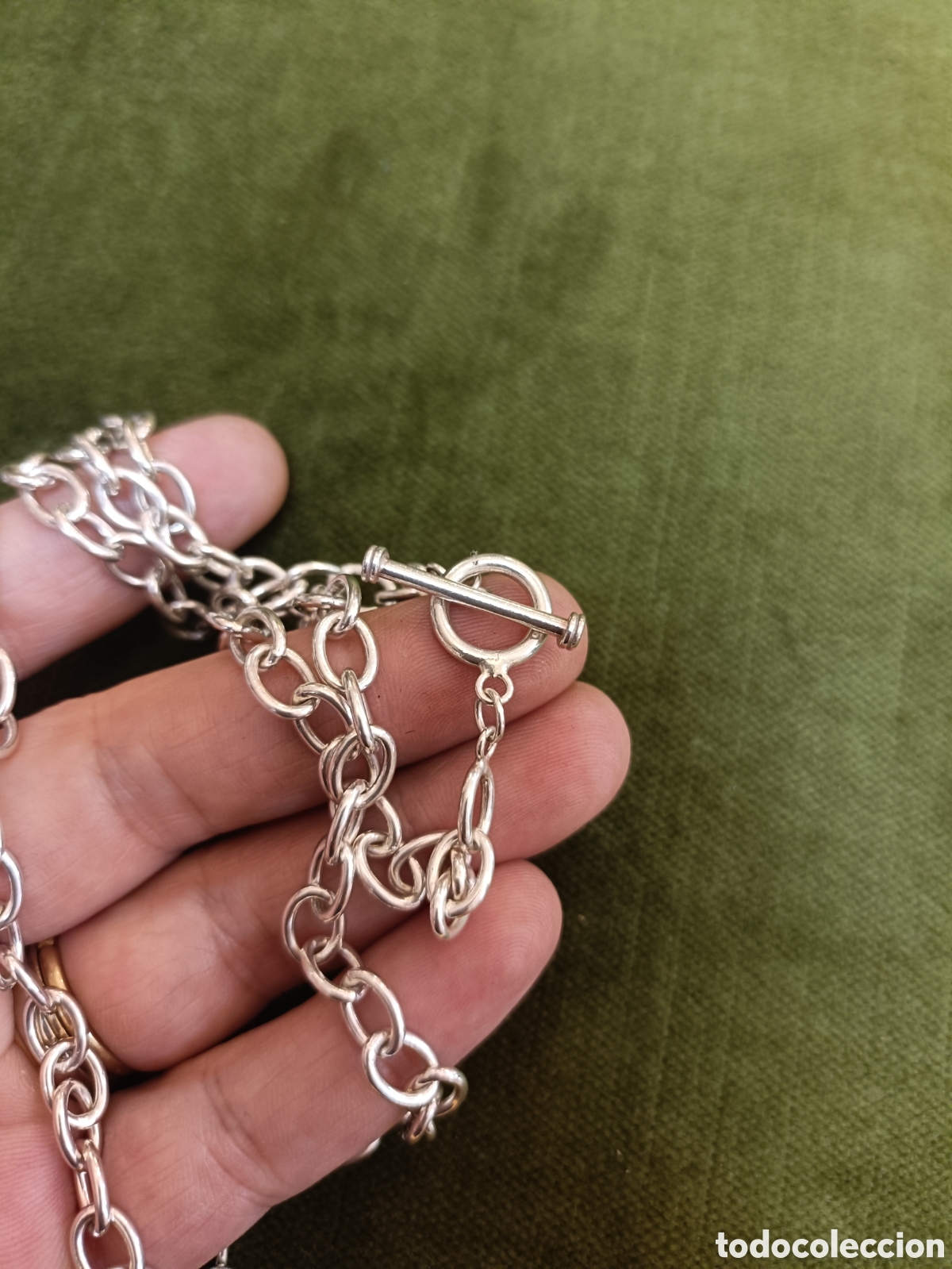 Joyeria: ELEGANTE CADENA, CORD&Oacute;N ELABORADO EN PLATA - Foto 8
