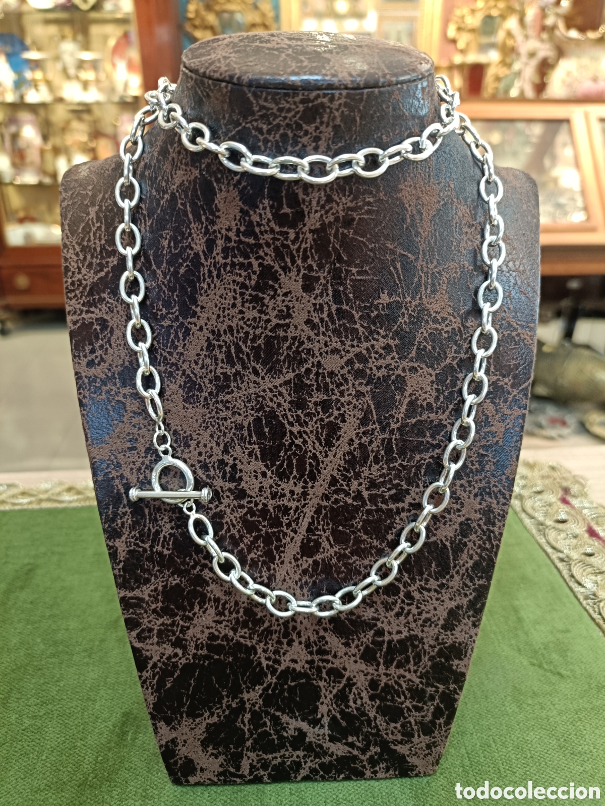 Joyeria: ELEGANTE CADENA, CORD&Oacute;N ELABORADO EN PLATA