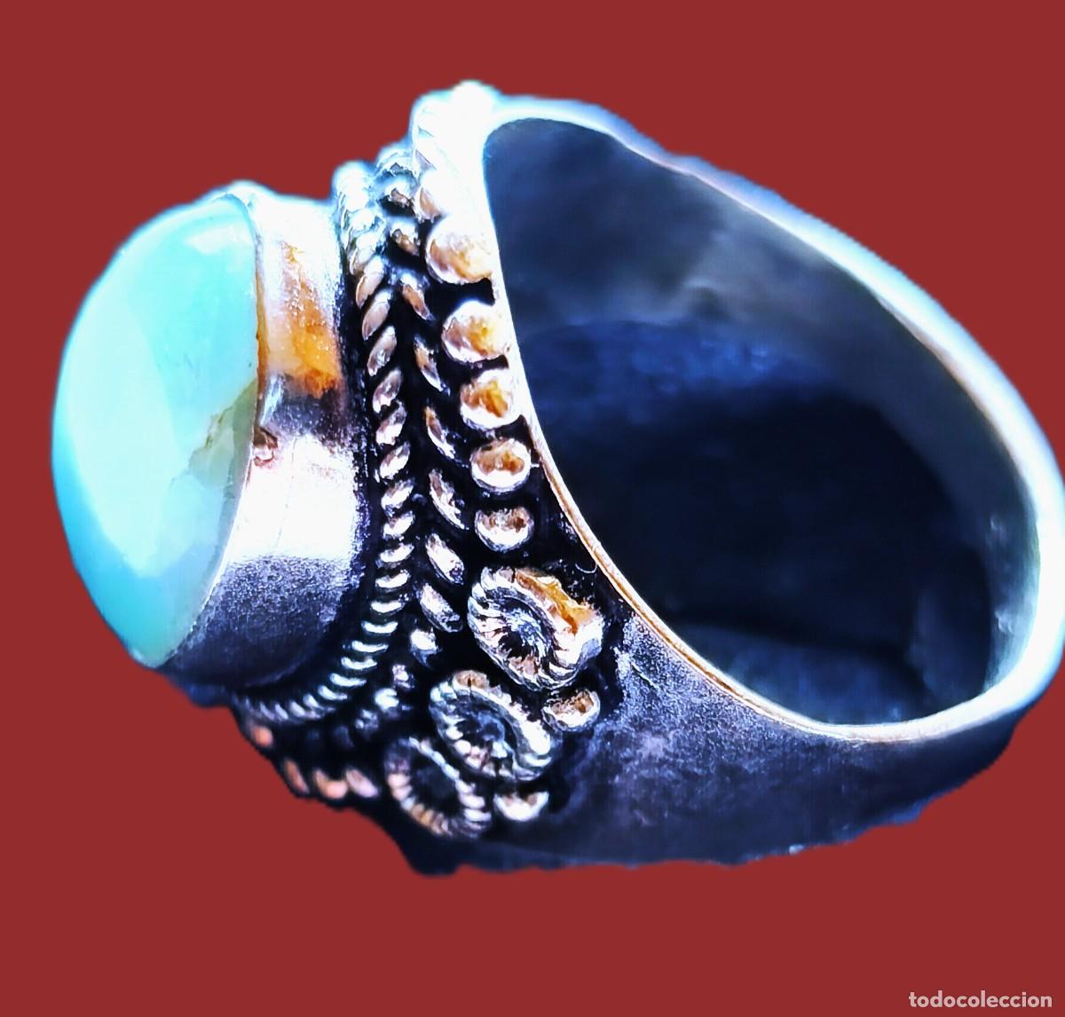 Joyeria: Anillo Plata con Piedra Larimar - Foto 3