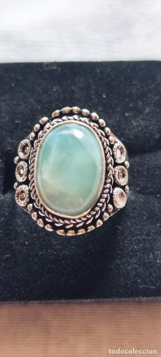 Joyeria: Anillo Plata con Piedra Larimar - Foto 5