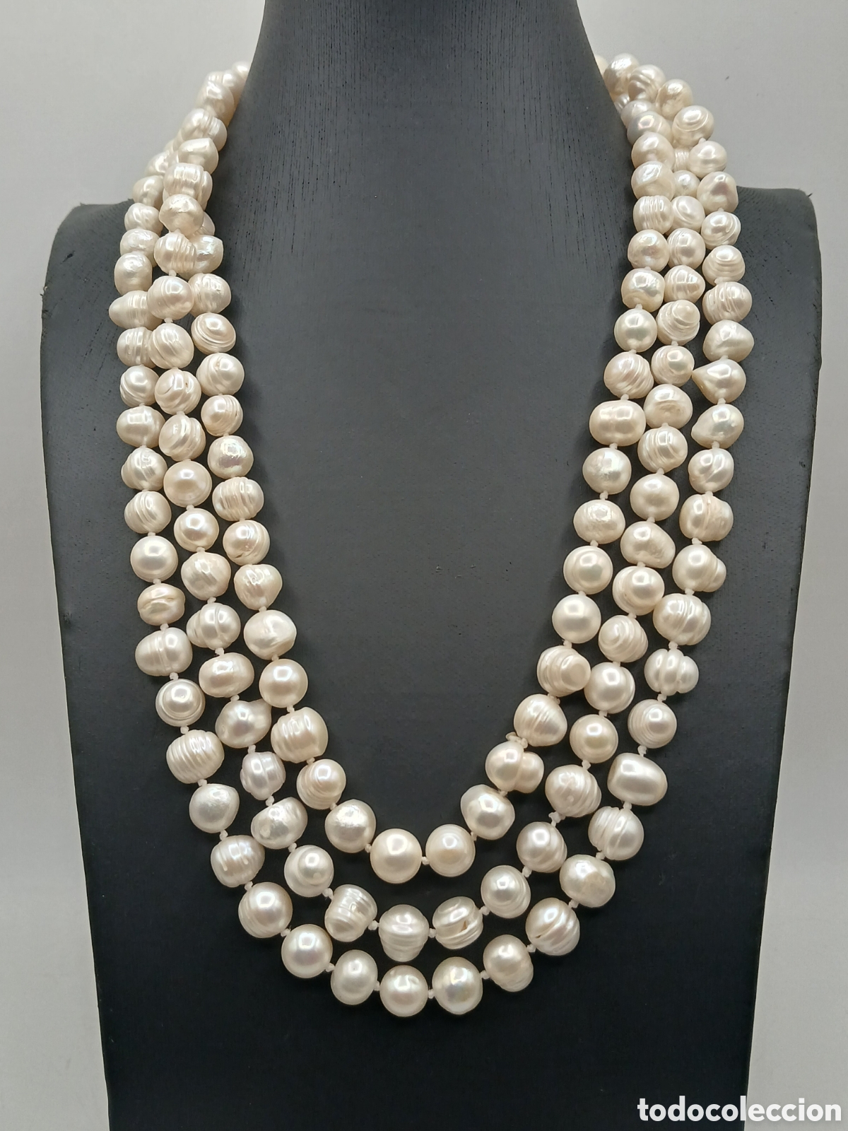 Joyeria: Collar perlas australianas barrocas. Sin cierre - Foto 2