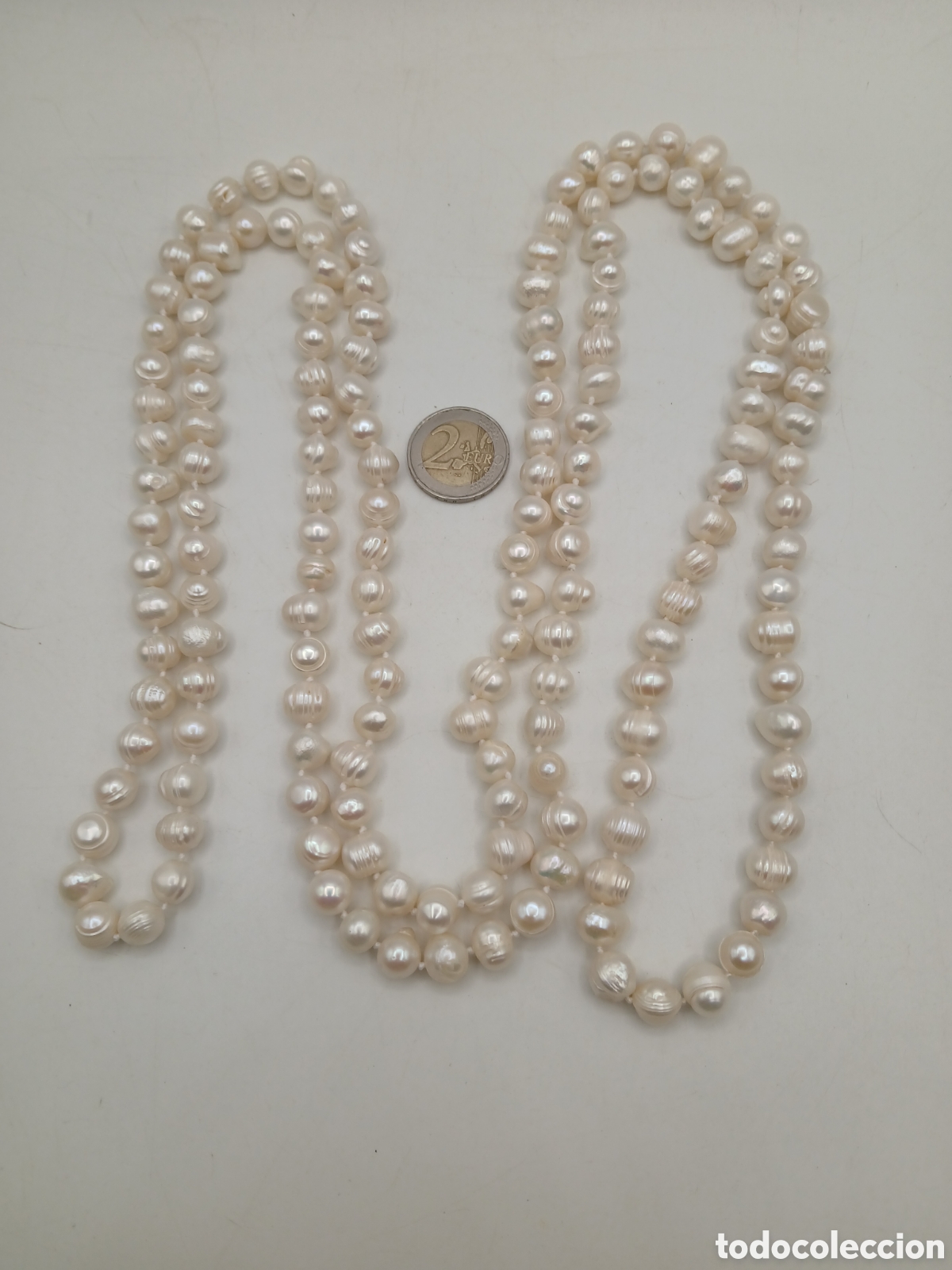 Joyeria: Collar perlas australianas barrocas. Sin cierre - Foto 4