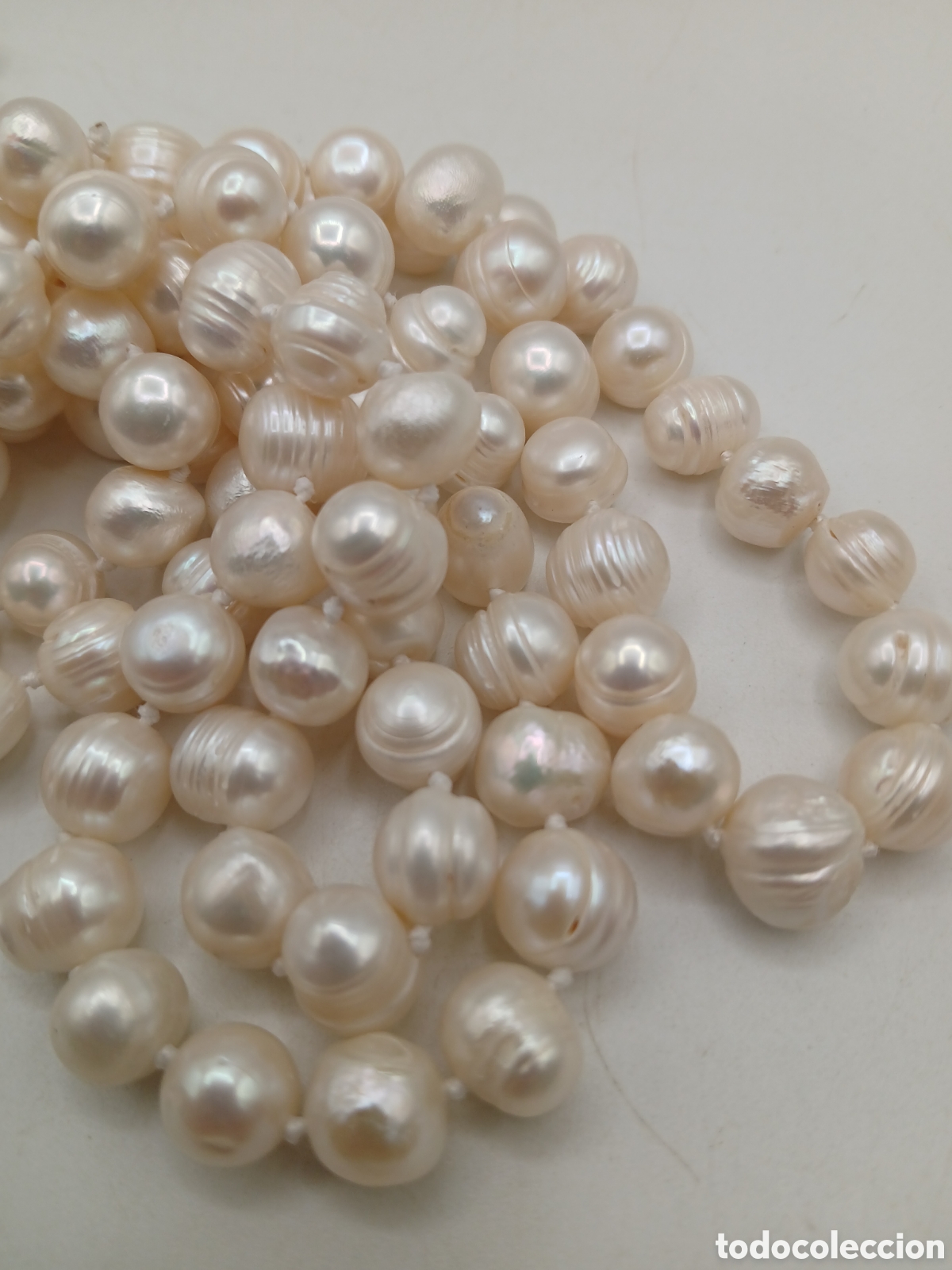 Joyeria: Collar perlas australianas barrocas. Sin cierre - Foto 5