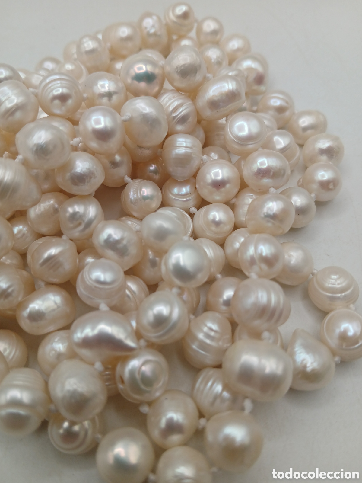 Joyeria: Collar perlas australianas barrocas. Sin cierre - Foto 6