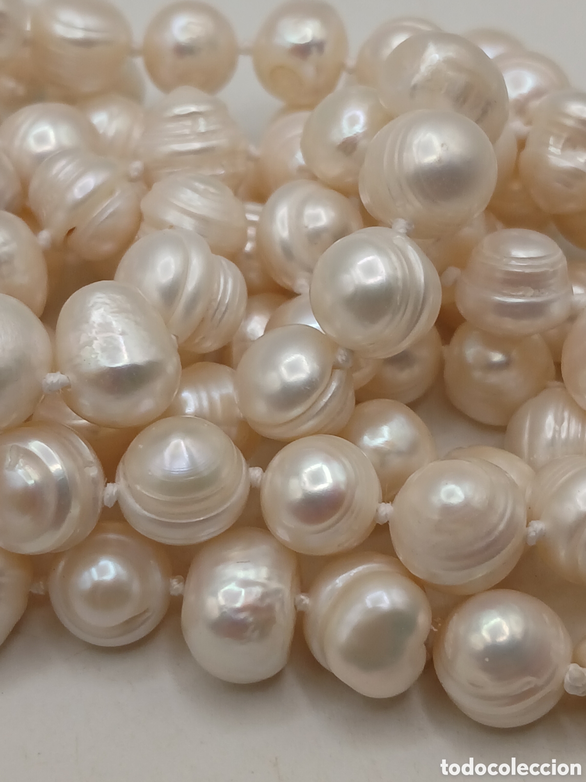 Joyeria: Collar perlas australianas barrocas. Sin cierre - Foto 7