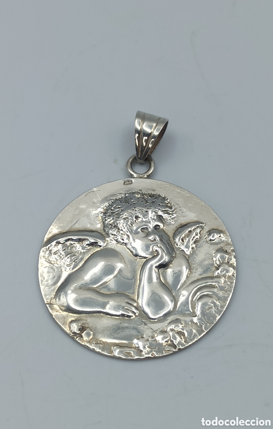 Joyeria: Medalla &Aacute;ngel Plata de ley - Foto 2