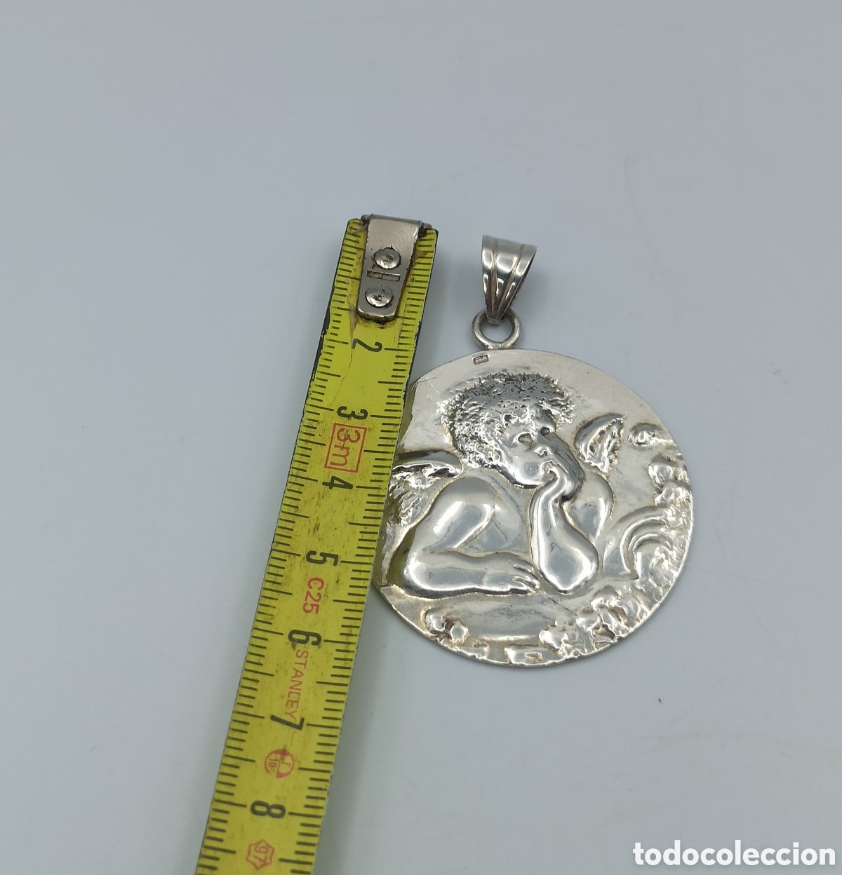 Joyeria: Medalla &Aacute;ngel Plata de ley - Foto 3