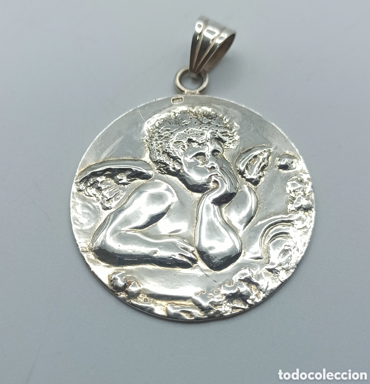 Joyeria: Medalla &Aacute;ngel Plata de ley