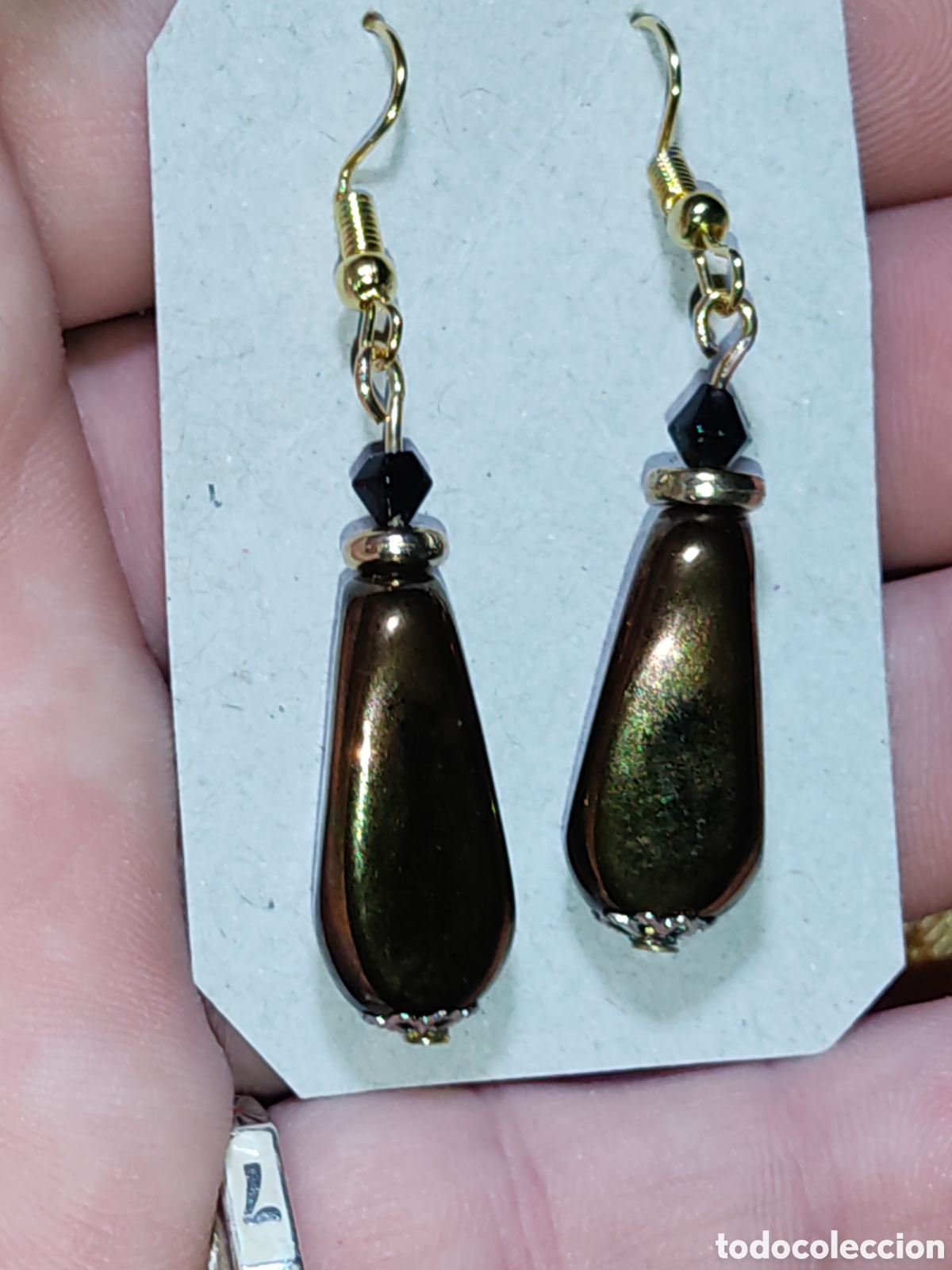 Joyeria: Pendientes vintage de cristal de Murano. - Foto 1