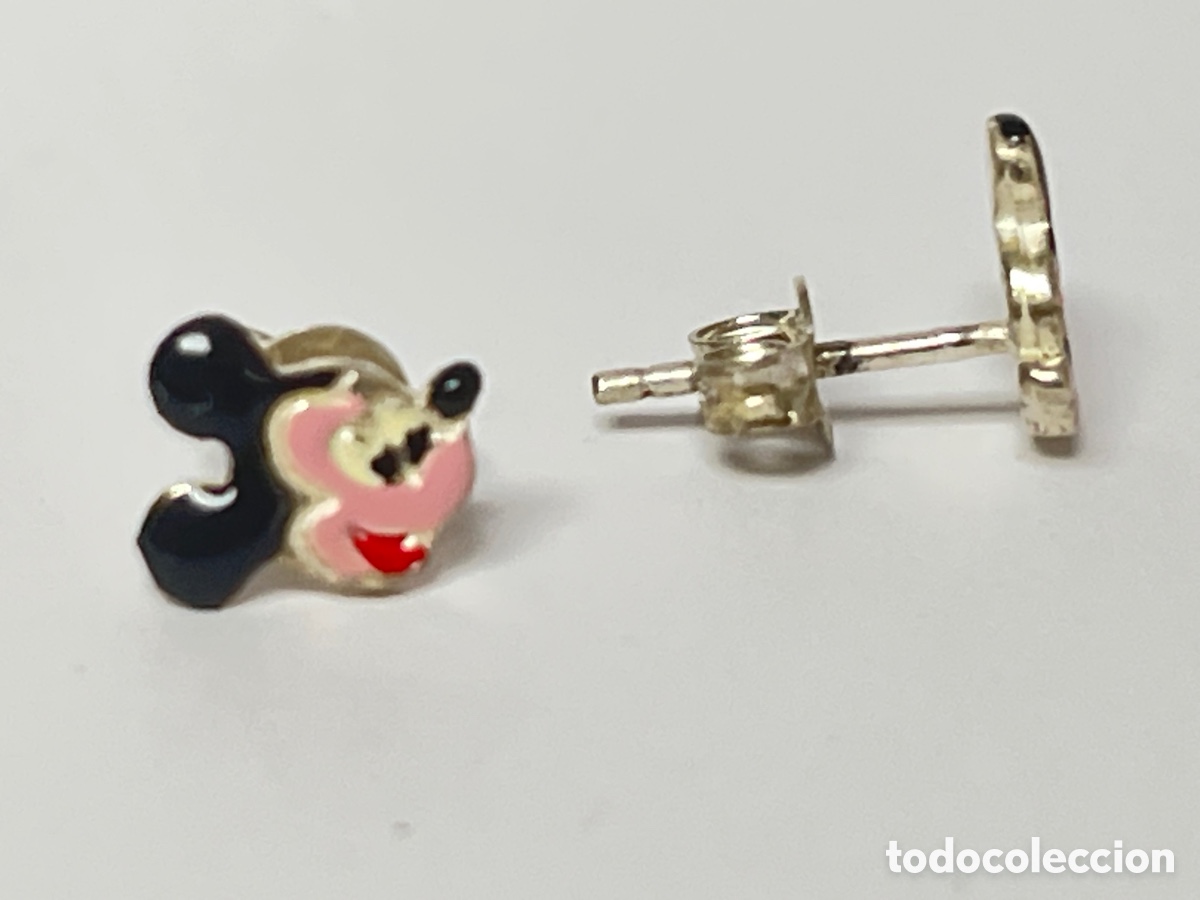 Joyeria: Pendientes Mickey Mouse de plata P496 - Foto 2