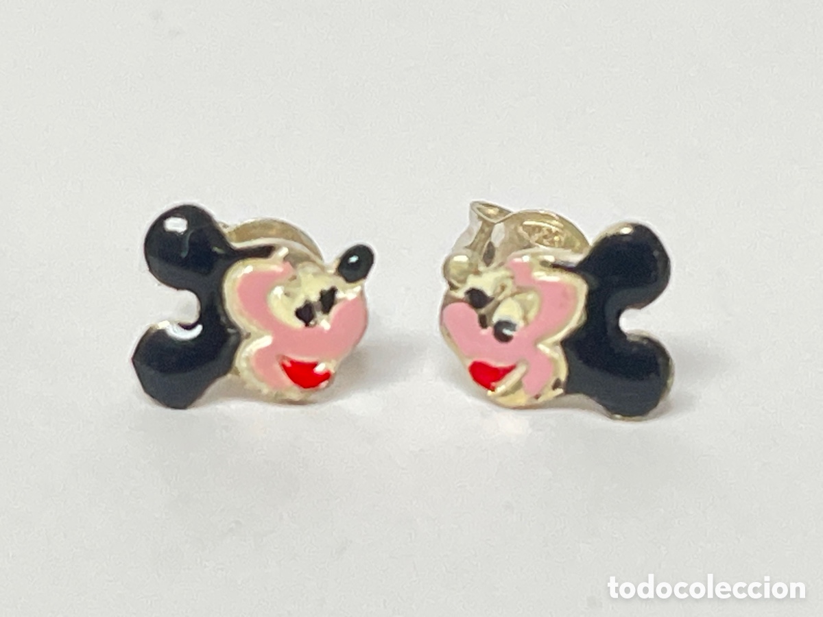 Joyeria: Pendientes Mickey Mouse de plata P496 - Foto 4