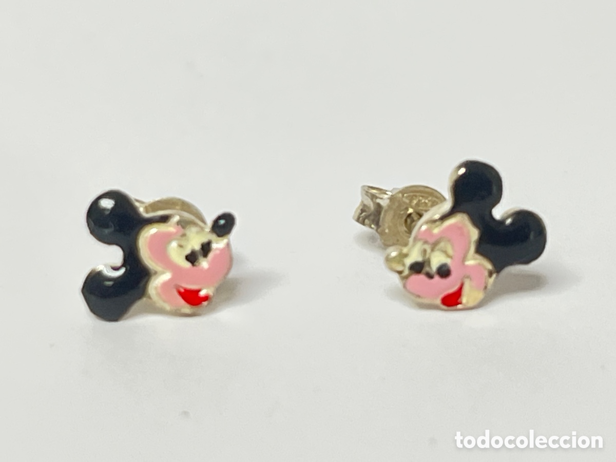 Joyeria: Pendientes Mickey Mouse de plata P496 - Foto 1