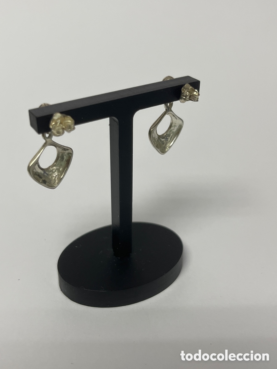 Joyeria: Pendientes de plata y esmaltes /P496 - Foto 3