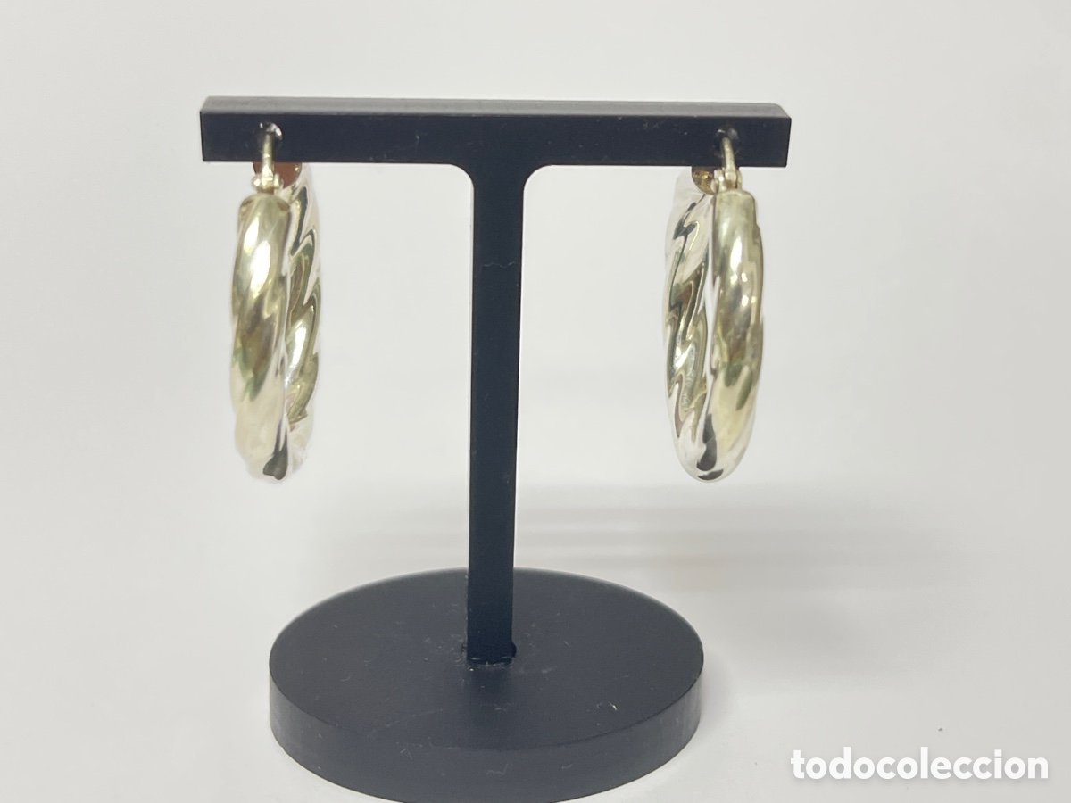 Joyeria: Pendientes - criollas de plata /P496 - Foto 1