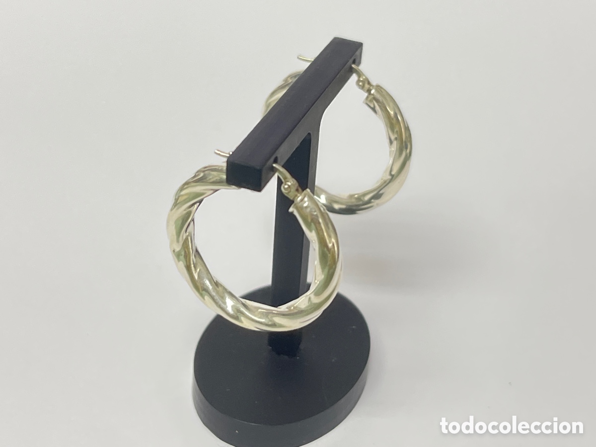 Joyeria: Pendientes - criollas de plata /P496 - Foto 3