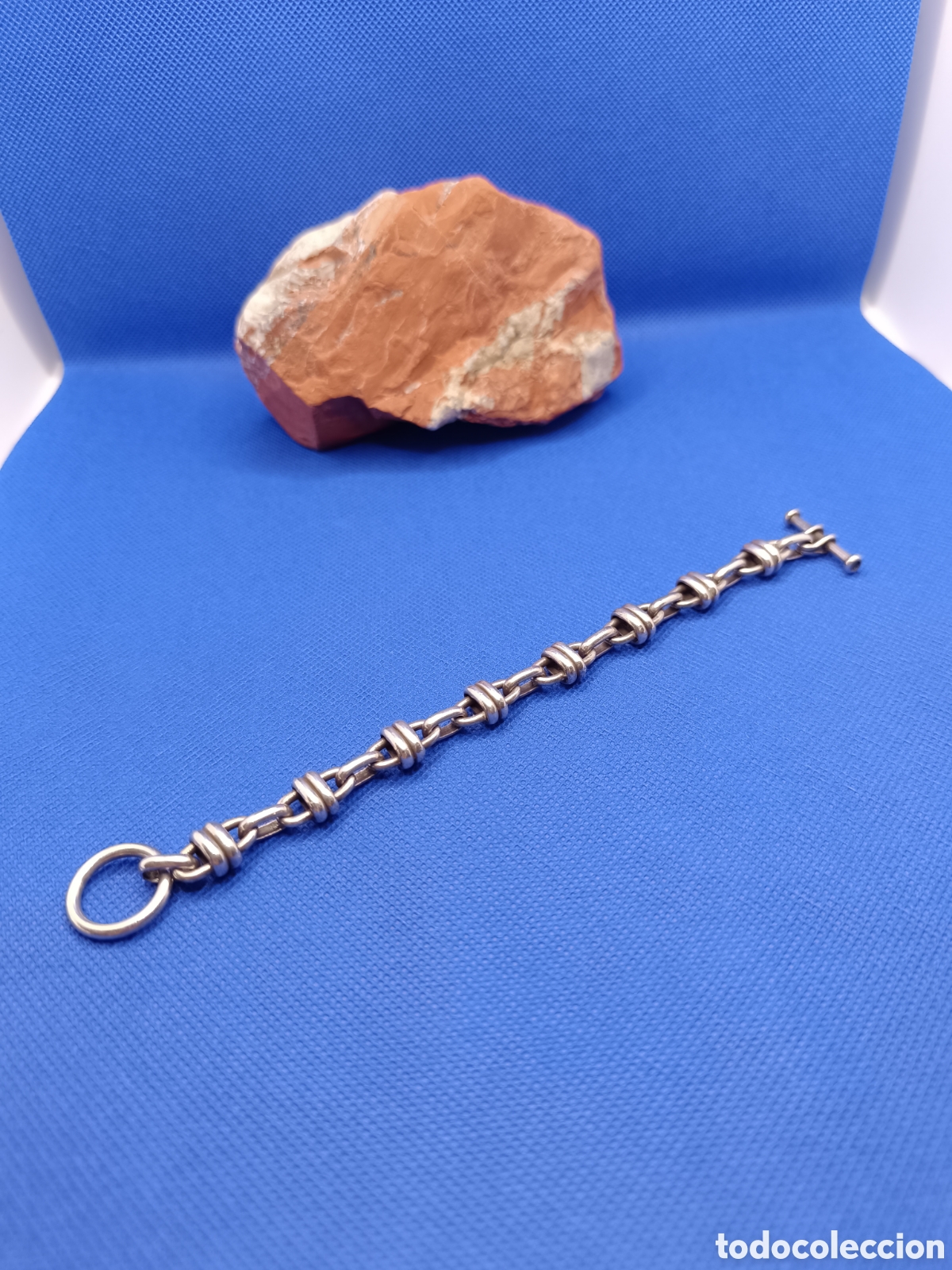Joyeria: Pulsera Cadena Francesa Antigua Plata Maciza 925