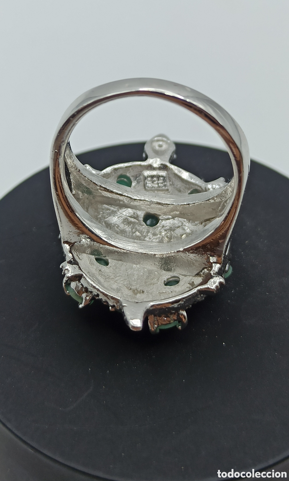 Joyeria: Anillo Tortuga Plata con Esmeraldas - Foto 7