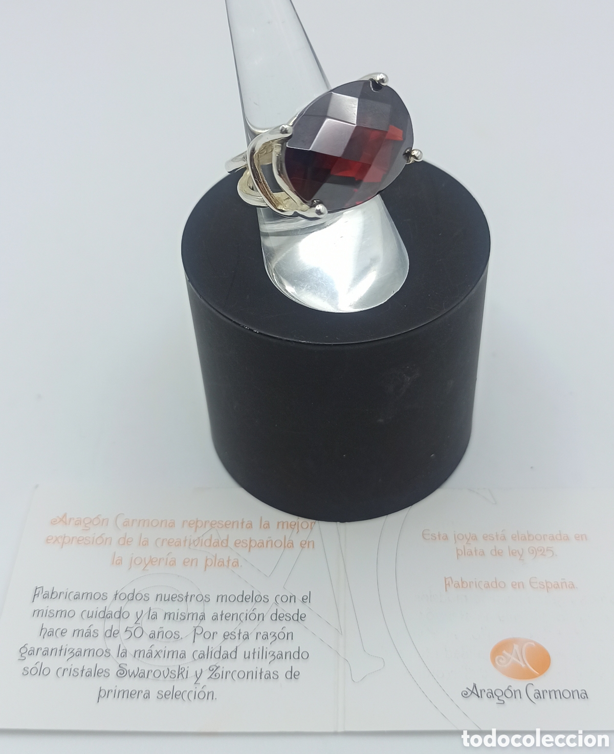 Joyeria: Anillo Plata 925 Swaroski