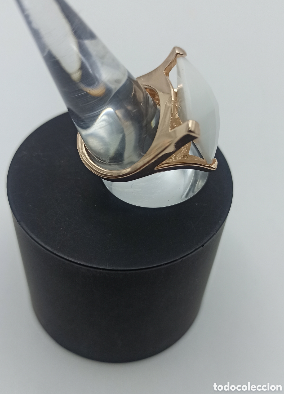 Joyeria: Anillo Plata Rosa Agata blanca - Foto 2