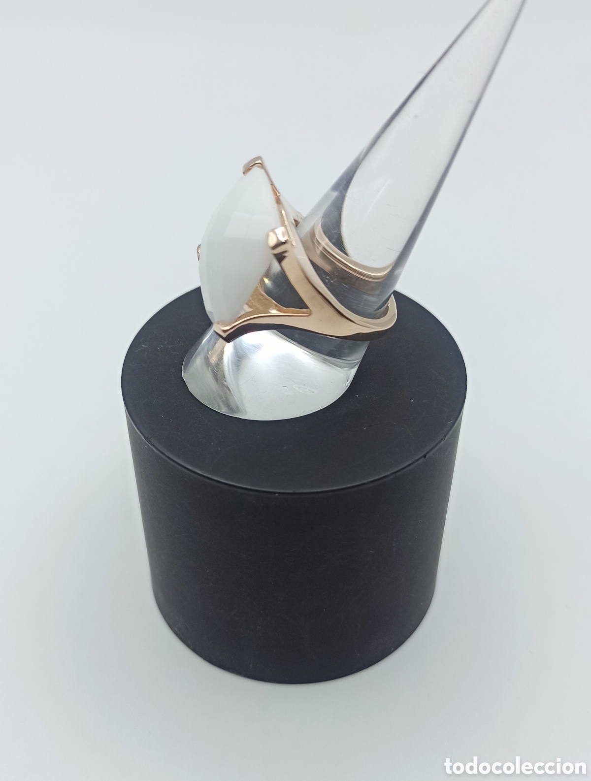 Joyeria: Anillo Plata Rosa Agata blanca - Foto 3