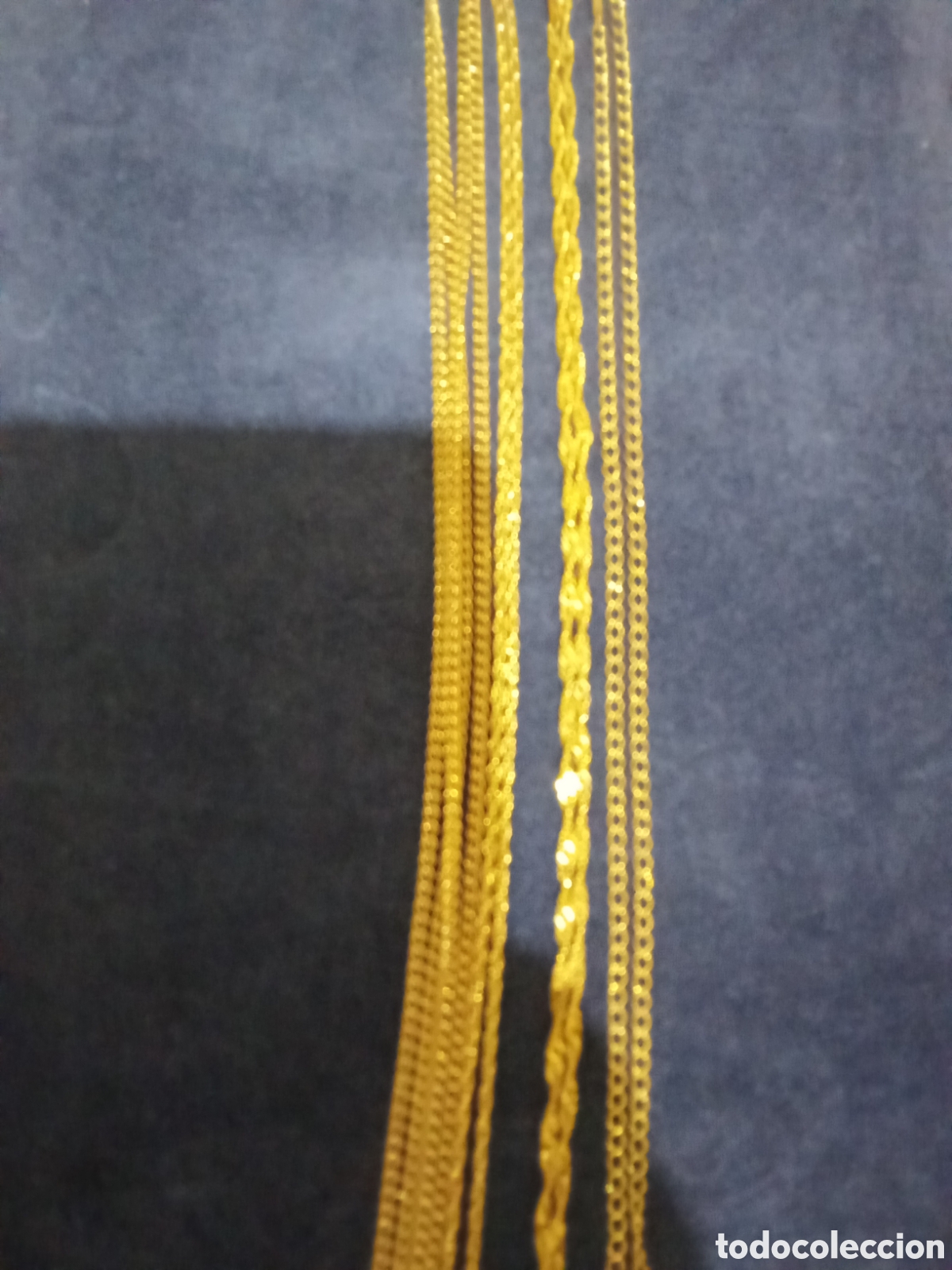 Joyeria: Lote de 5 Cadenas Vintage Gold Filled 14/20 Kt (1/20 14K GF) &ndash; Diferentes Dise&ntilde;os &ndash; Colecci&oacute;n