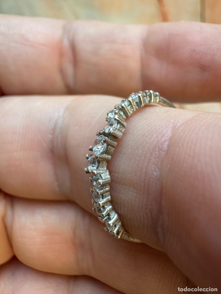 Joyeria: Anillo vintage de plata con el sello 925 - Foto 4
