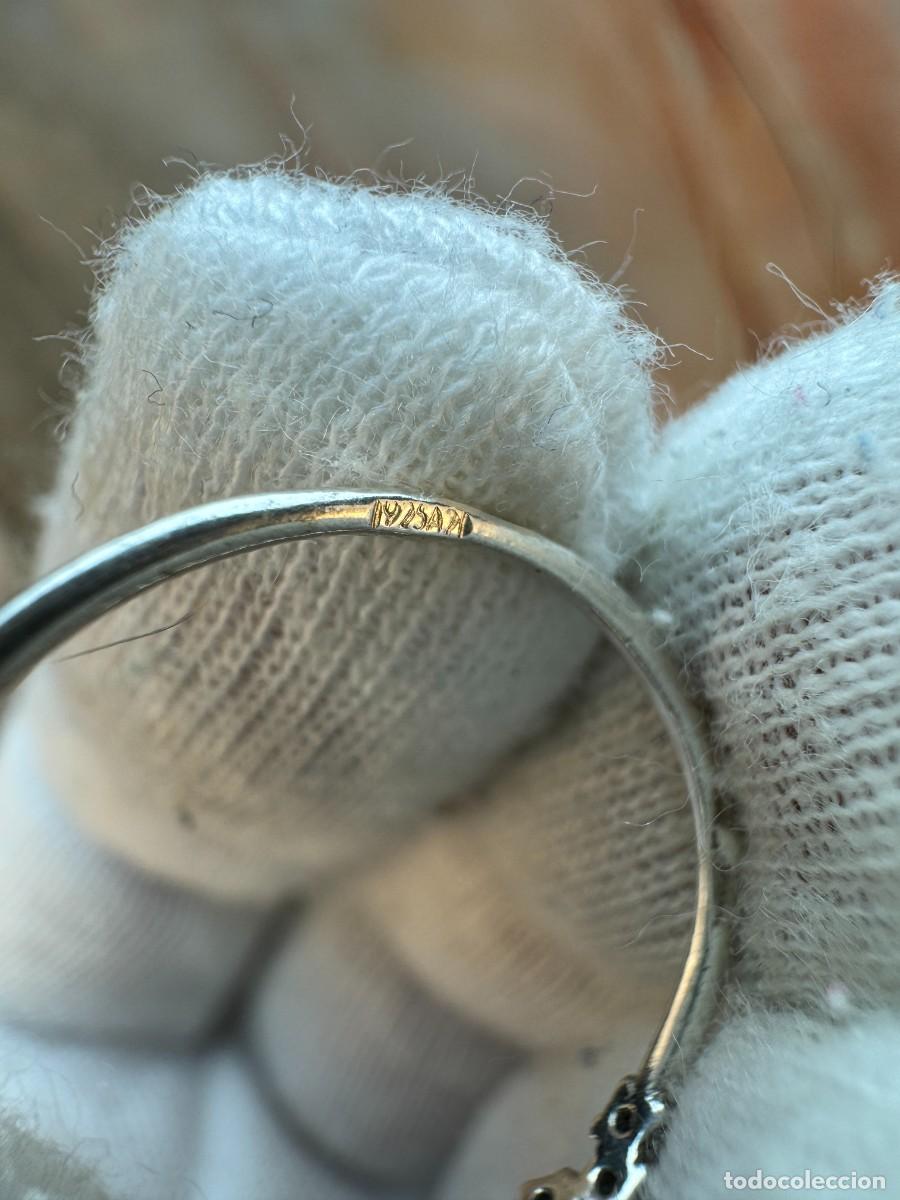 Joyeria: Anillo vintage de plata con el sello 925 - Foto 6
