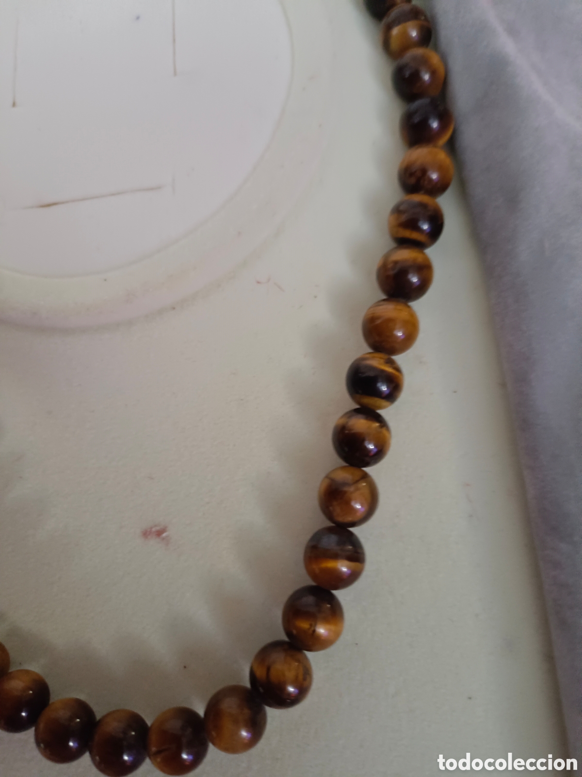 Joyeria: Collar corto ojo de tigre - Foto 2