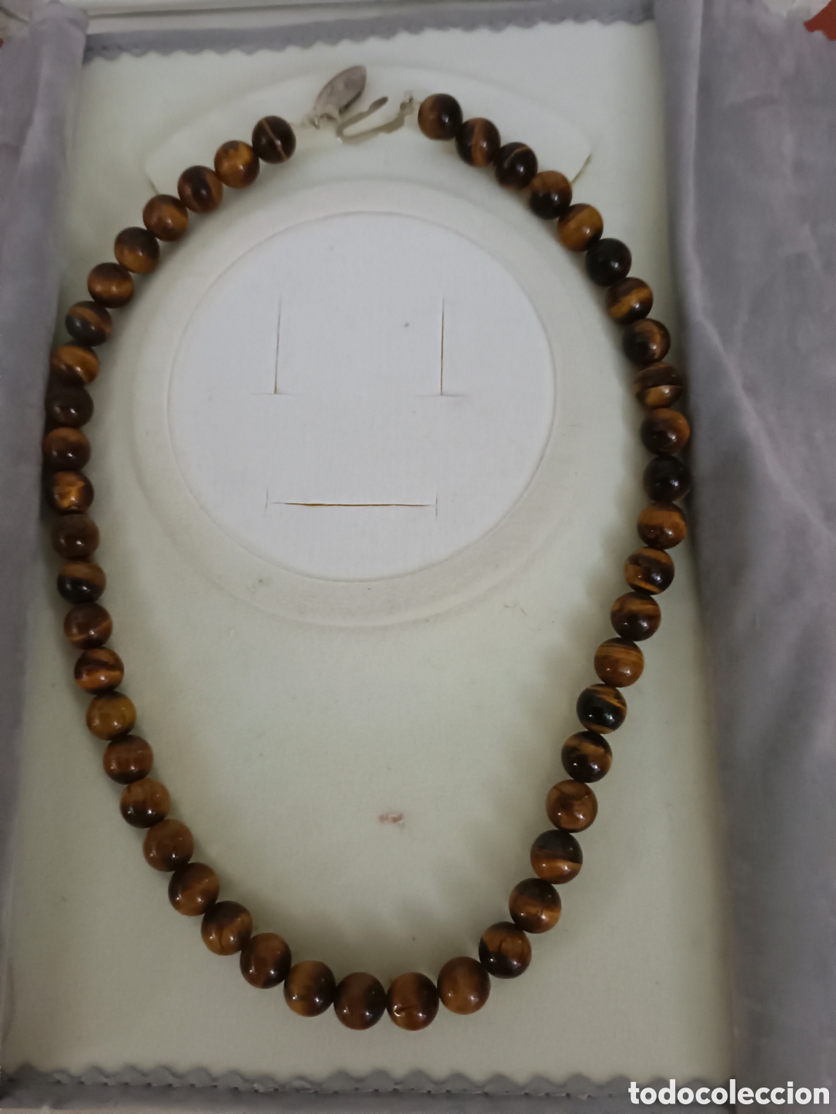 Joyeria: Collar corto ojo de tigre - Foto 1
