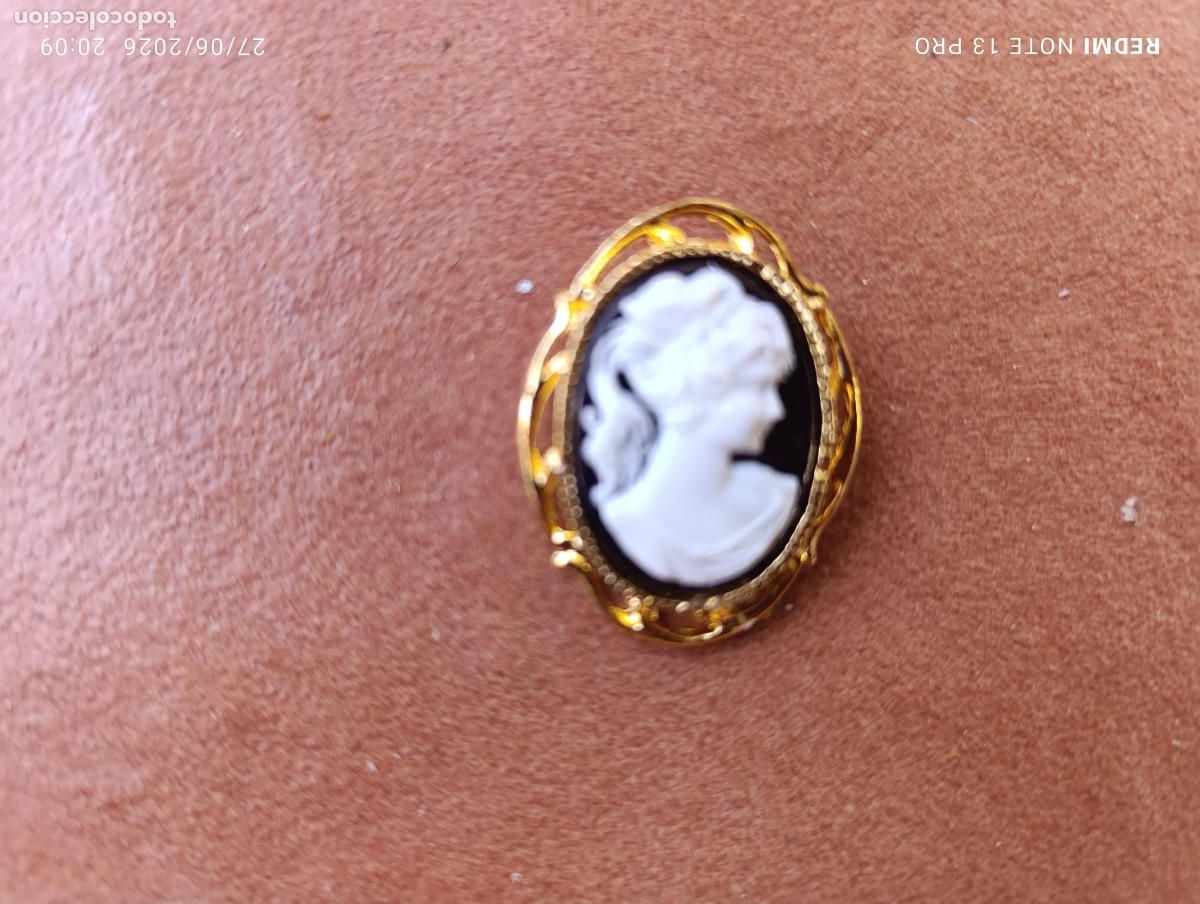 Joyeria: Antiguo Broche Tipo Camafeo Neoclasico. - Foto 1