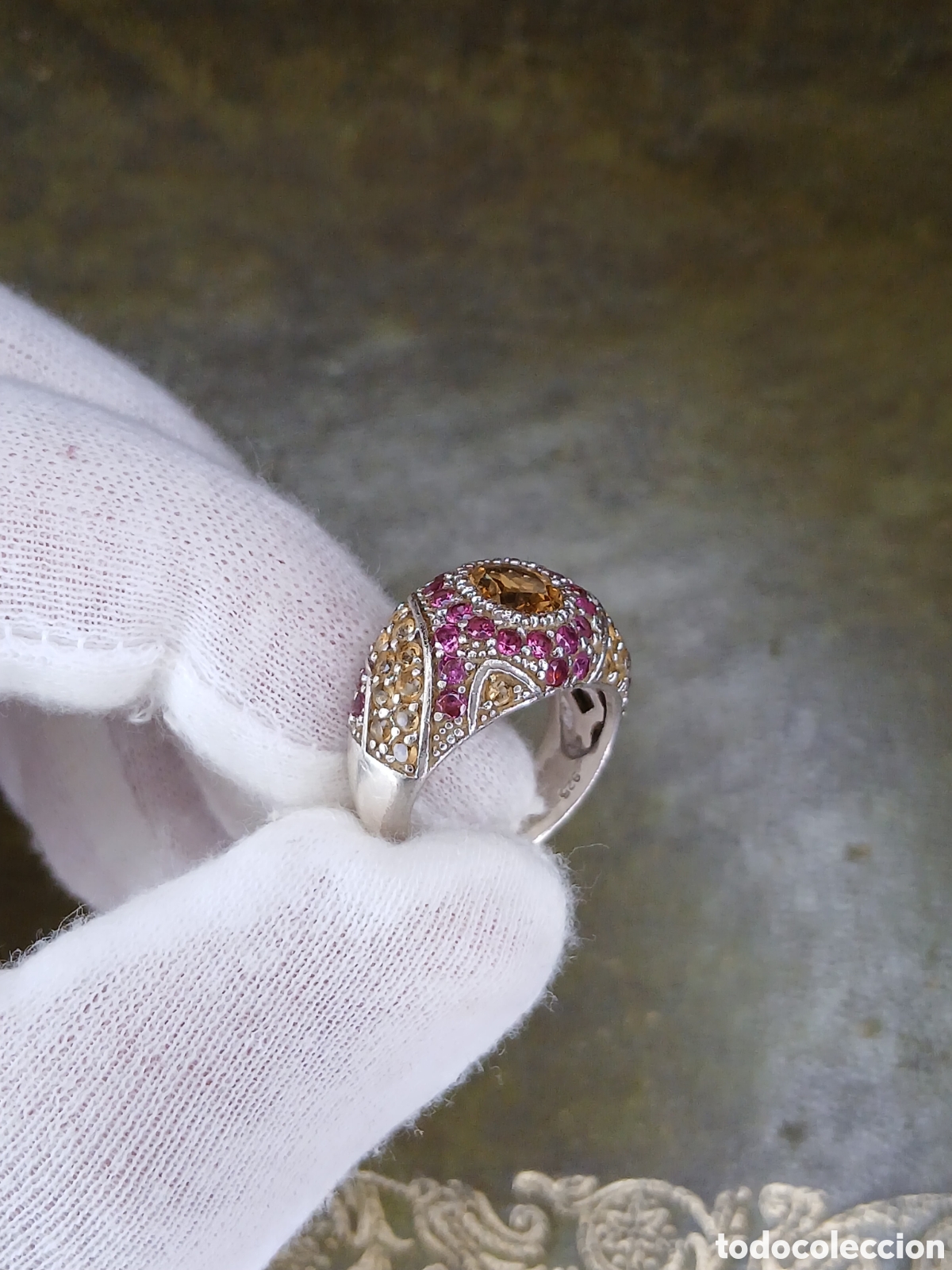 Joyeria: L202J7.Anillo de plata para dama - Foto 2