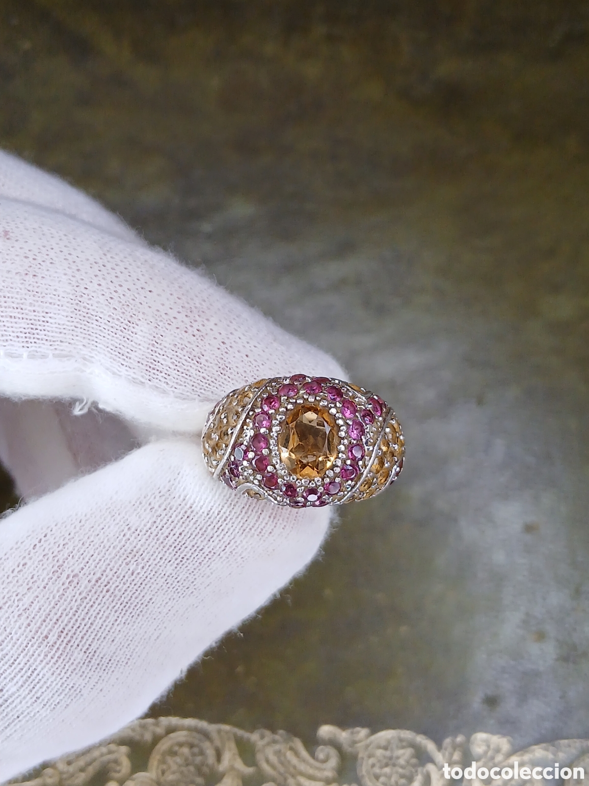 Joyeria: L198J7.Anillo de plata para dama