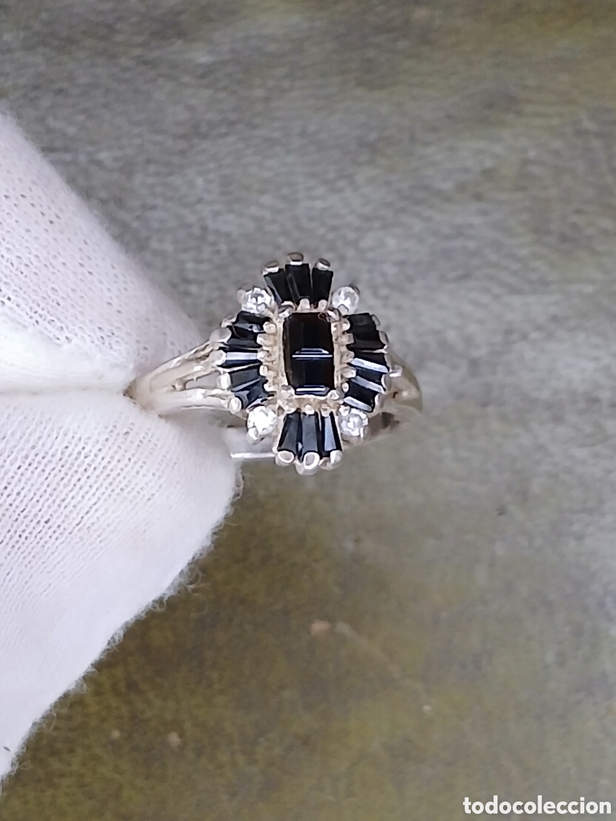 Joyeria: L198M8 Anillo de plata dise&ntilde;o Ardeco