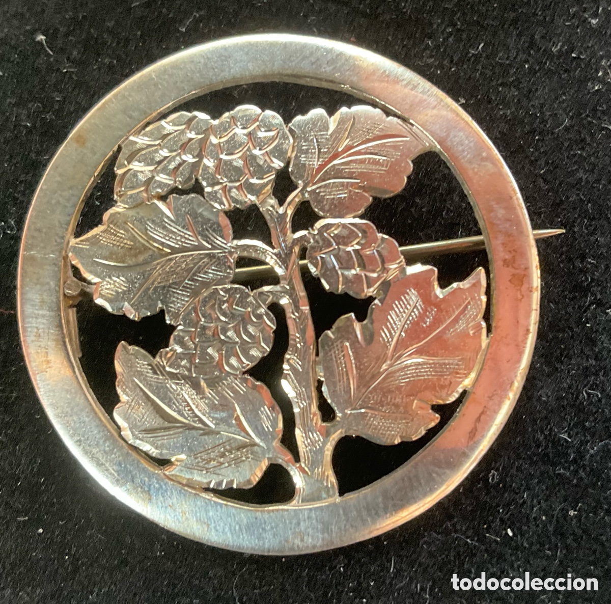 Joyeria: Broche art deco de plata 900