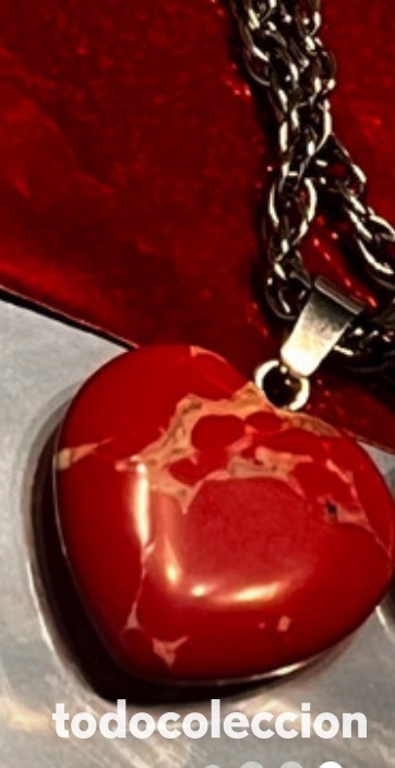 Joyeria: Coralina en forma de coraz&oacute;n y cadena - Foto 7