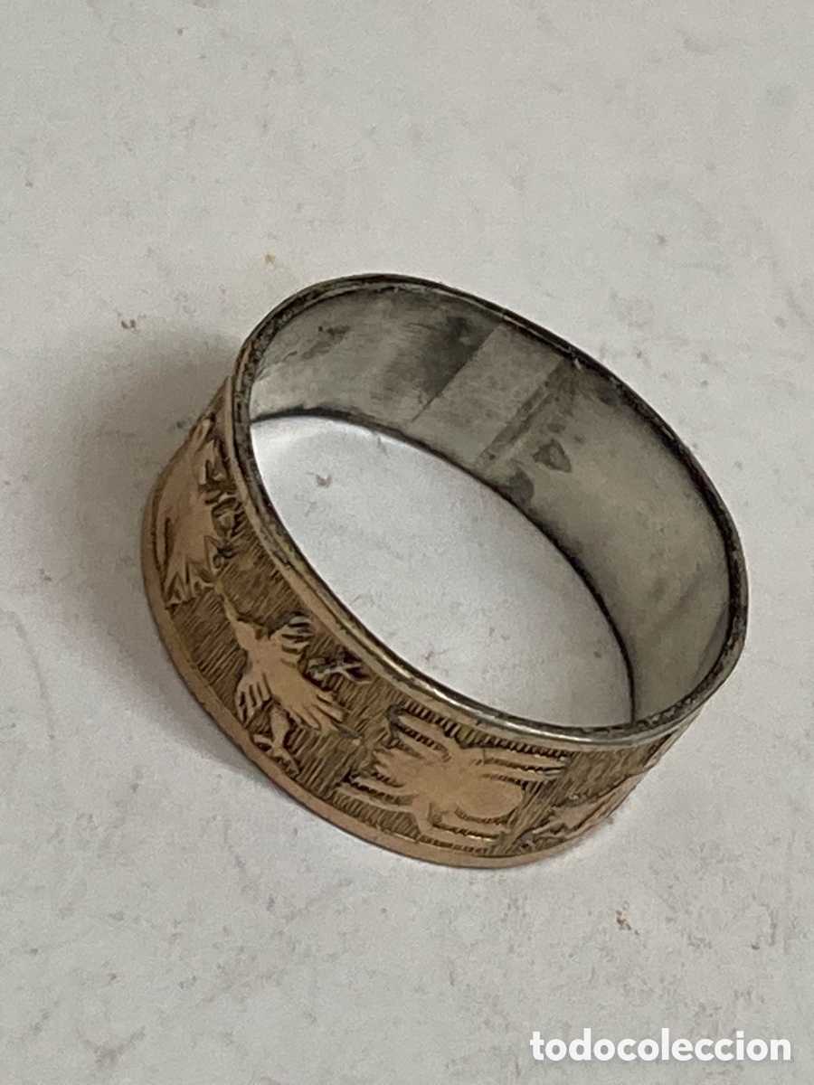 Joyeria: Anillo de plata y oro S509