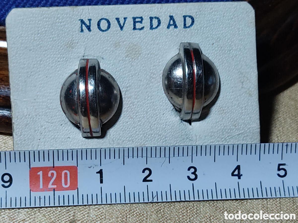 Joyeria: Antiguos pendientes de pinza. - Foto 2