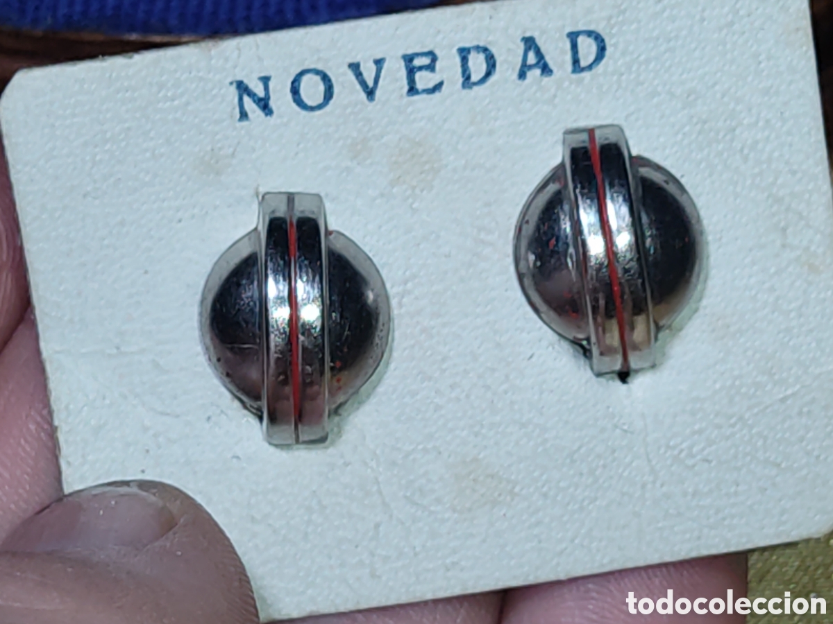 Joyeria: Antiguos pendientes de pinza. - Foto 6